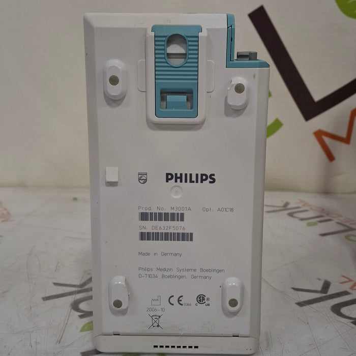 Philips M3001A-A01C18 Fast SpO2, NIBP, 12 lead ECG, Temp, IBP MMS Module