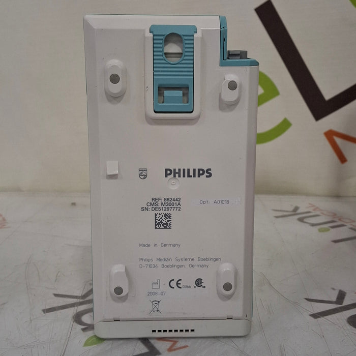 Philips M3001A-A01C18 Fast SpO2, NIBP, 12 lead ECG, Temp, IBP MMS Module