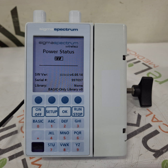 Baxter Sigma Spectrum 6.05.14 with A/B/G/N Battery Infusion Pump