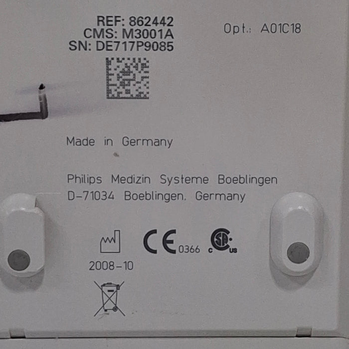 Philips M3001A-A01C18 Fast SpO2, NIBP, 12 lead ECG, Temp, IBP MMS Module