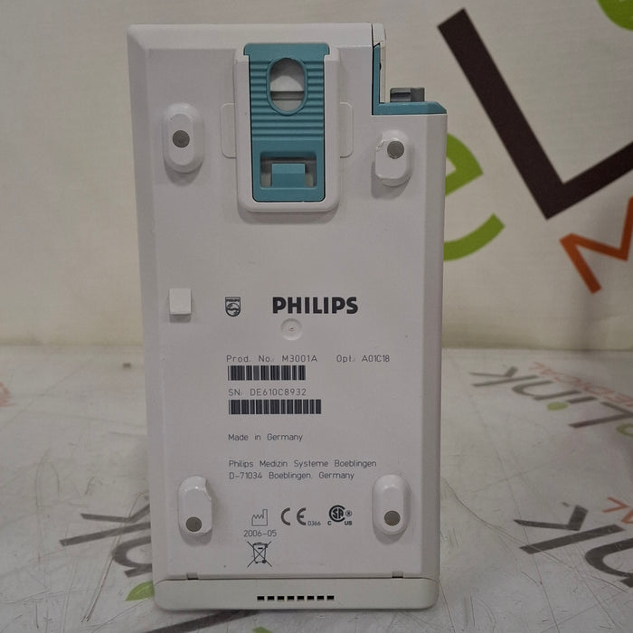 Philips M3001A-A01C18 Fast SpO2, NIBP, 12 lead ECG, Temp, IBP MMS Module