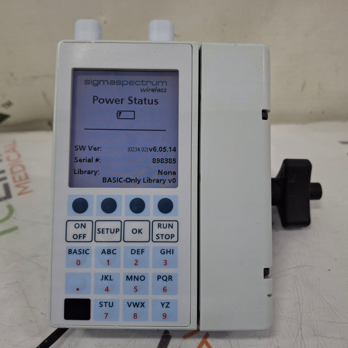 Baxter Sigma Spectrum 6.05.14 with A/B/G/N Battery Infusion Pump