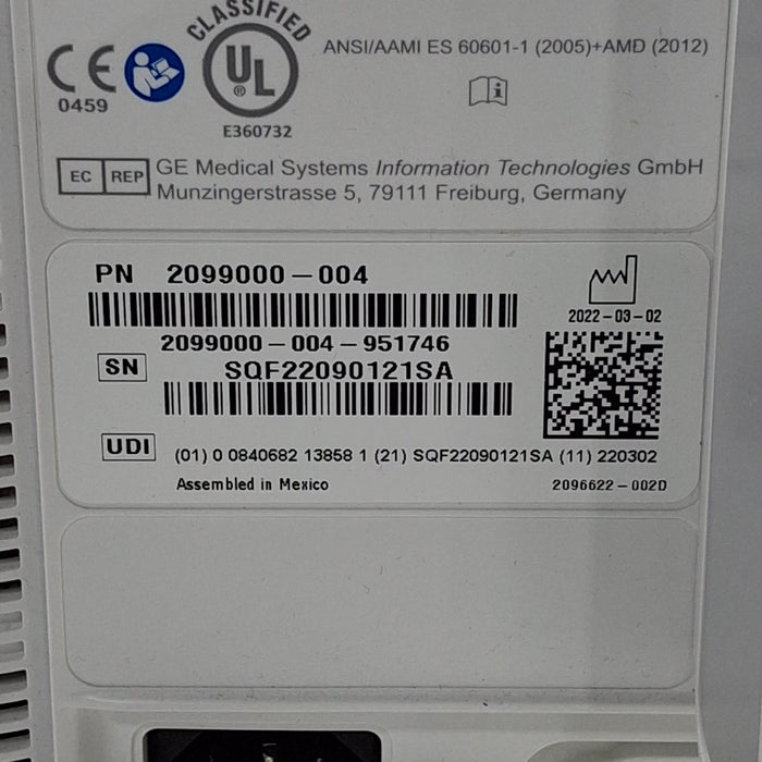 GE Healthcare B125 Patient Monitor