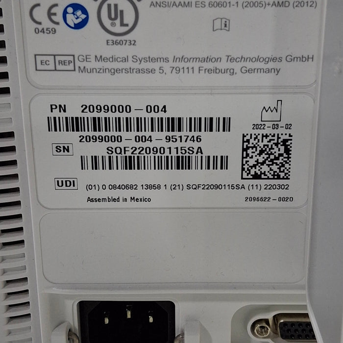 GE Healthcare B125 Patient Monitor