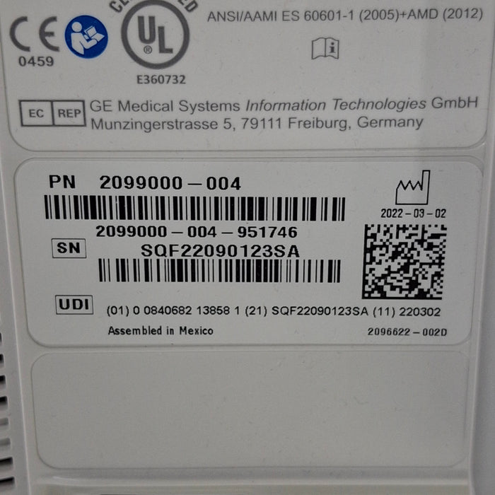 GE Healthcare B125 Patient Monitor