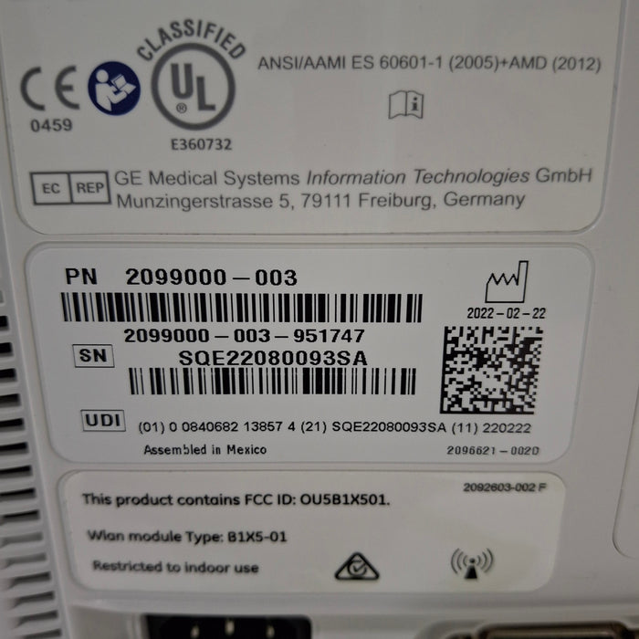 GE Healthcare B105 Patient Monitor