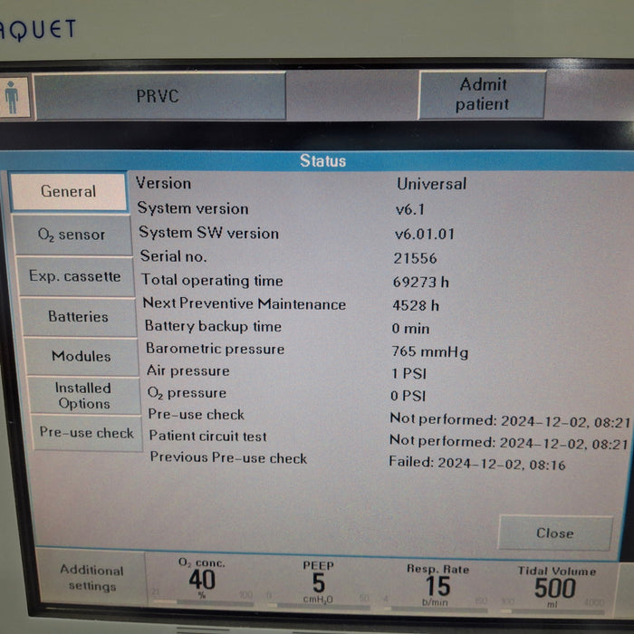 Maquet Servo I Ventilator