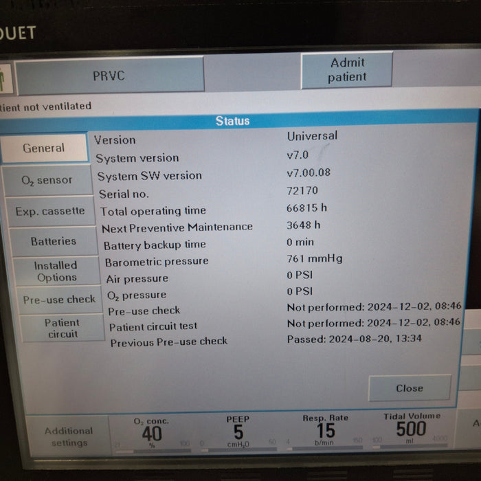 Maquet Servo I Ventilator