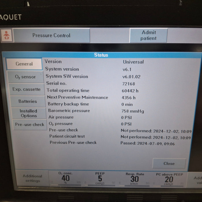 Maquet Servo I Ventilator