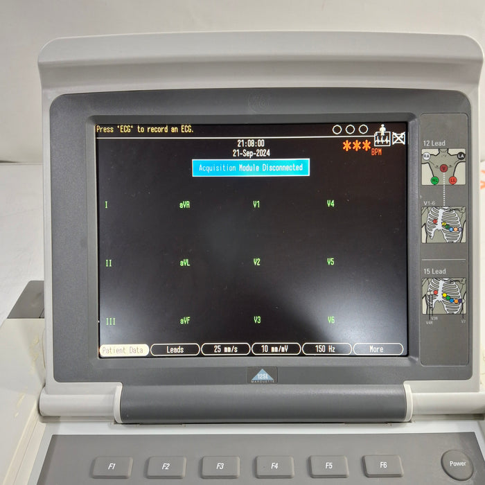 GE Healthcare MAC 5500 without CAM Module ECG System