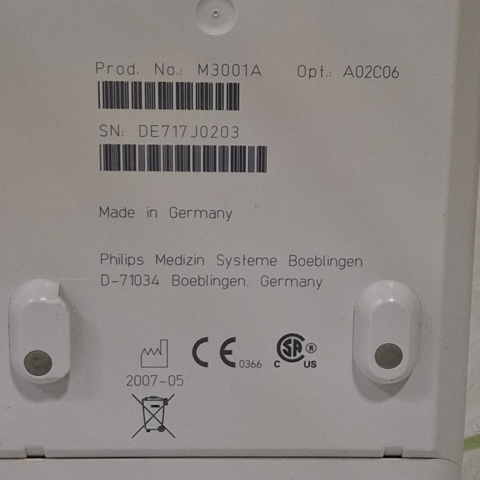 Philips M3001A-A02C06 OxiMax SpO2, NIBP, ECG, Temp, IBP MMS Module