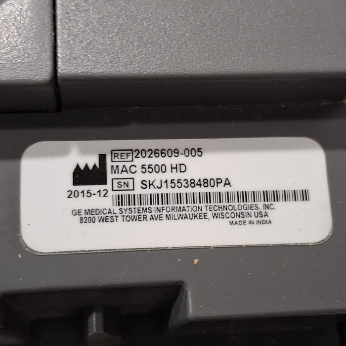 GE Healthcare GE Healthcare MAC 5500 HD ECG without CAM Module Cardiology reLink Medical