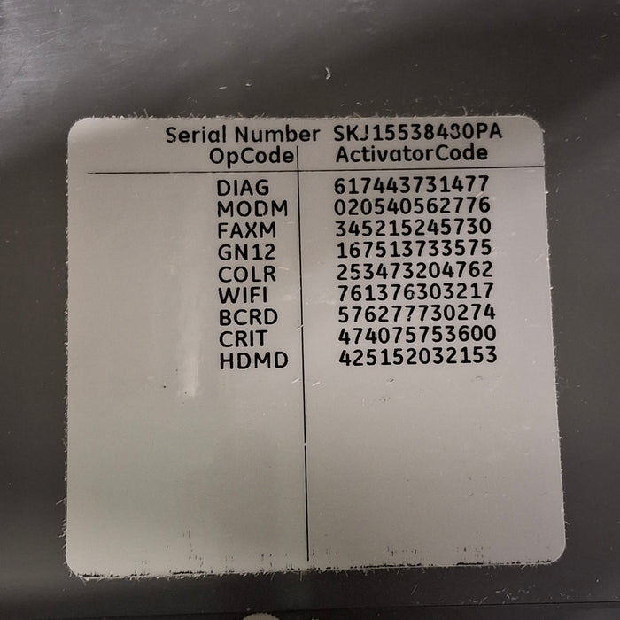 GE Healthcare GE Healthcare MAC 5500 HD ECG without CAM Module Cardiology reLink Medical