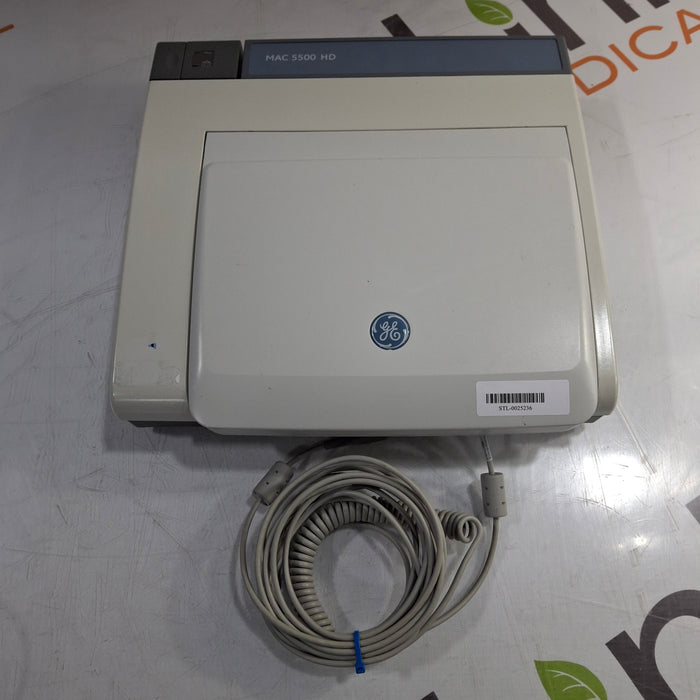 GE Healthcare MAC 5500 HD with CAM Module ECG System