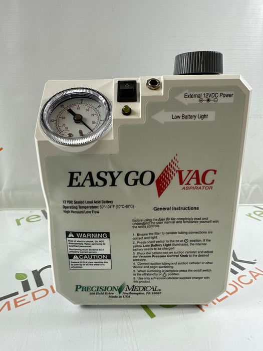 Precision Medical Precision Medical Easy Go Vac PM65 Aspirator Surgical Equipment reLink Medical
