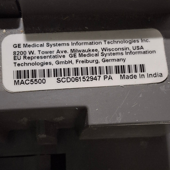 GE Healthcare MAC 5500 without CAM Module ECG System