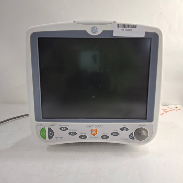 GE Healthcare Dash 5000 - GE/Nellcor SpO2 Patient Monitor