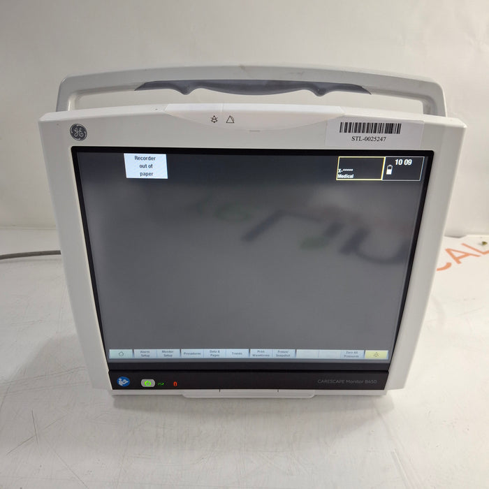 GE Healthcare GE Healthcare Carescape B450 Critical Care Patient Monitor Patient Monitors reLink Medical