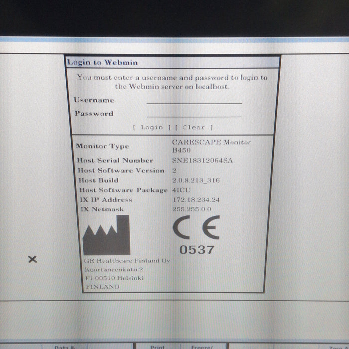 GE Healthcare GE Healthcare Carescape B450 Critical Care Patient Monitor Patient Monitors reLink Medical