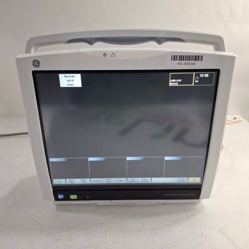 GE Healthcare GE Healthcare Carescape B450 Post Anesthesia Care Patient Monitor Patient Monitors reLink Medical
