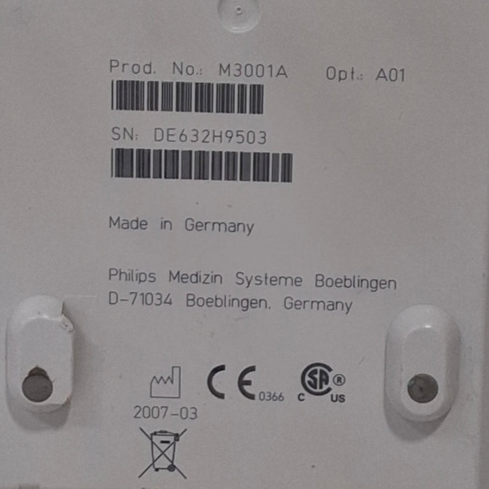 Philips M3001A-A01 Fast SpO2, NIBP, ECG MMS Module