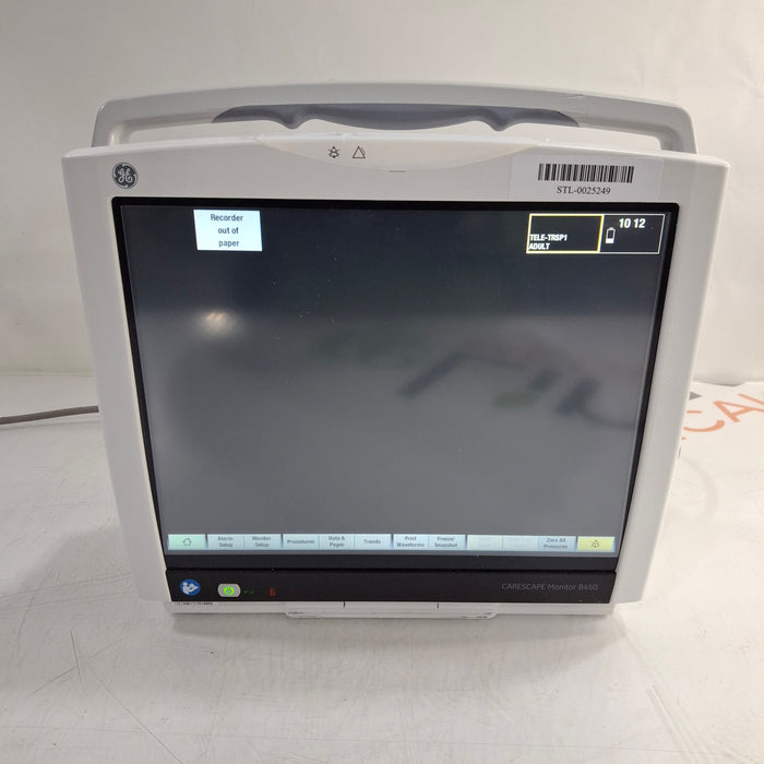 GE Healthcare GE Healthcare Carescape B450 Patient Monitor Patient Monitors reLink Medical