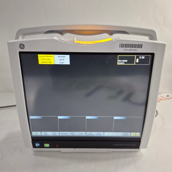 GE Healthcare GE Healthcare Carescape B450 Post Anesthesia Care Patient Monitor Patient Monitors reLink Medical