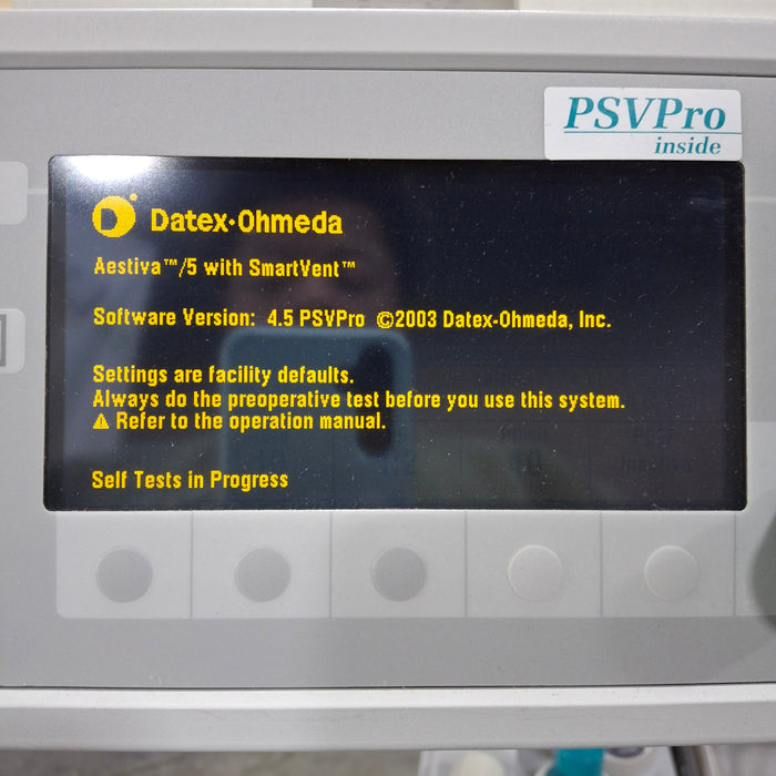 Datex-Ohmeda Aestiva 5 Anesthesia Unit