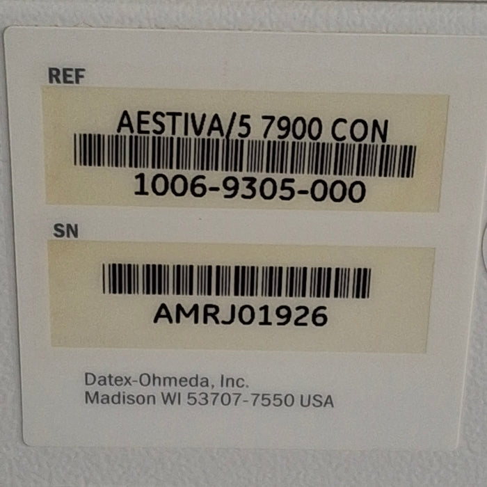 Datex-Ohmeda Aestiva 5 Anesthesia Unit
