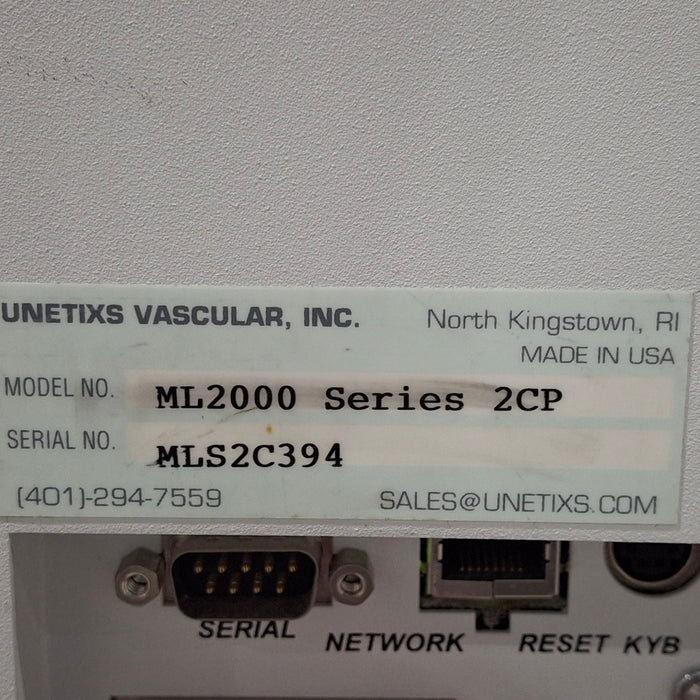 Unetixs Vascular Unetixs Vascular MultiLab Series 2-CP Peripheral Vascular Diagnostic System Surgical Equipment reLink Medical