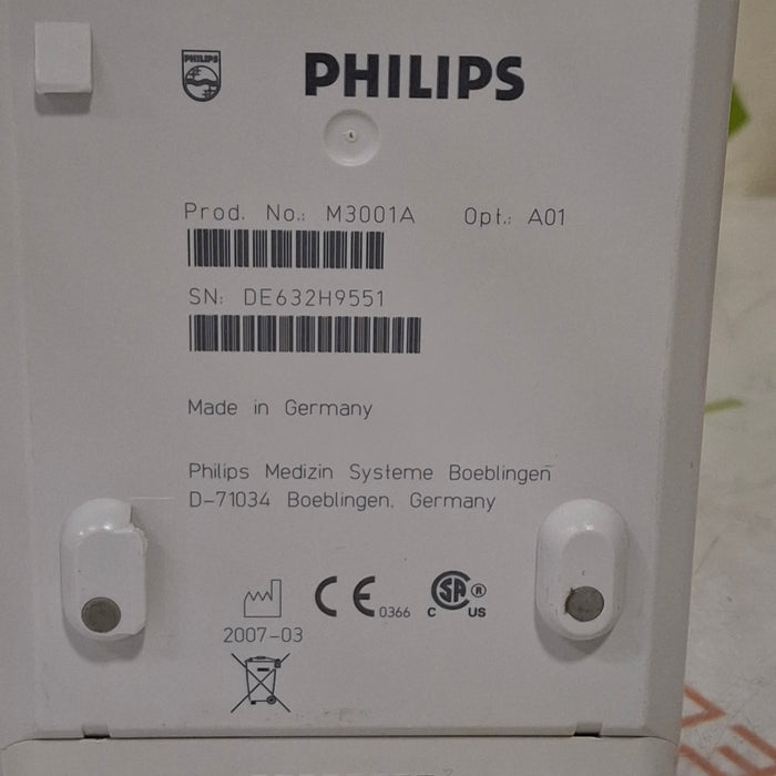 Philips M3001A-A01 Fast SpO2, NIBP, ECG MMS Module