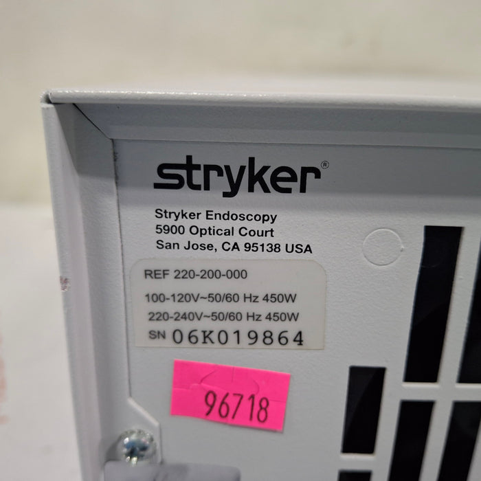 Stryker Stryker X8000 Light Source Rigid Endoscopy reLink Medical