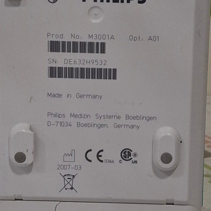 Philips M3001A-A01 Fast SpO2, NIBP, ECG MMS Module