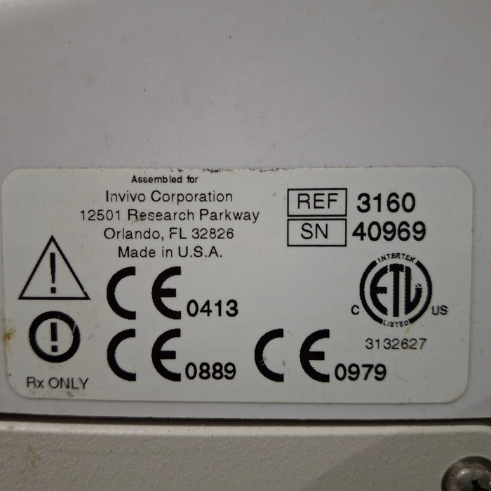 Invivo MDE Precess MRI 3160 Patient Monitoring System w/ Charging Cart