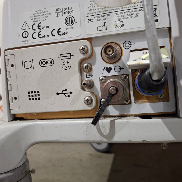 Invivo MDE Precess MRI 3160 Patient Monitoring System w/ Charging Cart