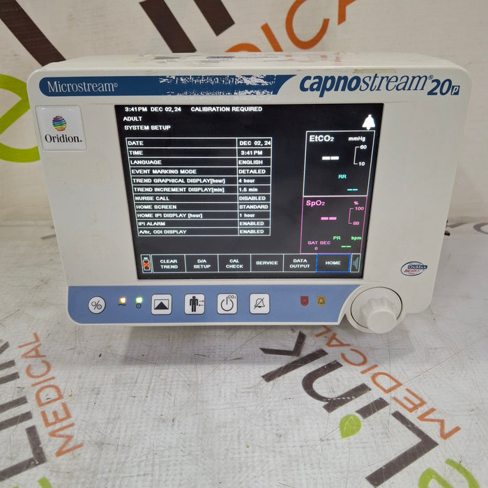Oridion Capnostream 20P Capnography Monitor