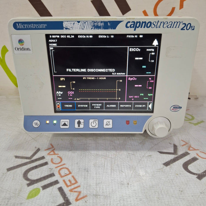 Oridion Capnostream 20P Capnography Monitor