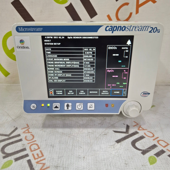 Oridion Capnostream 20P Capnography Monitor