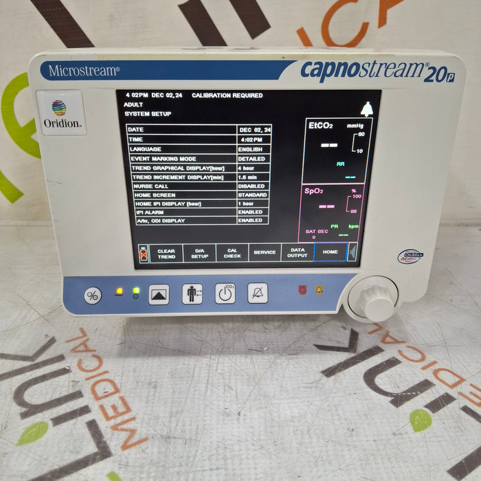 Oridion Capnostream 20P Capnography Monitor
