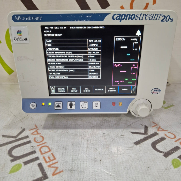Oridion Oridion Capnostream 20P Capnography Monitor Patient Monitors reLink Medical
