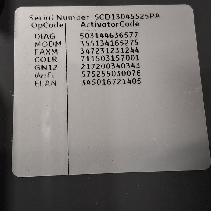 GE Healthcare MAC 5500 with CAM Module ECG System