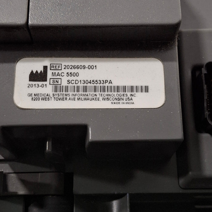 GE Healthcare MAC 5500 with CAM Module ECG System