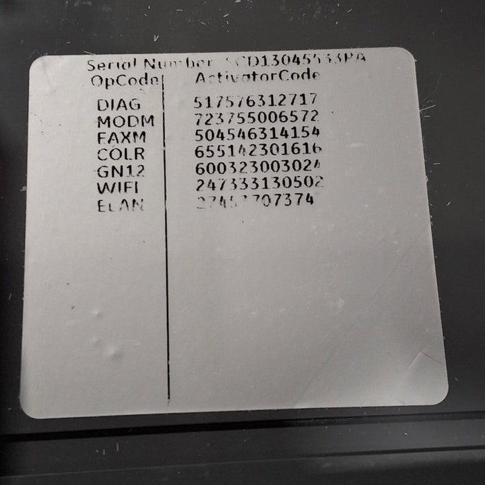 GE Healthcare MAC 5500 with CAM Module ECG System