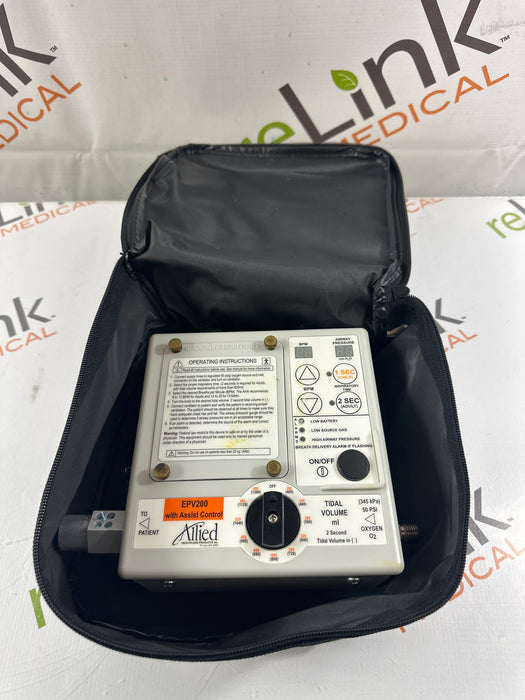 Allied Healthcare Products Allied Healthcare Products EPV200 Ventilator Respiratory reLink Medical