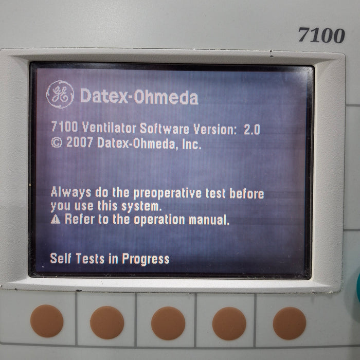 Datex-Ohmeda S/5 Aespire w/7100 Vent Anesthesia Machine