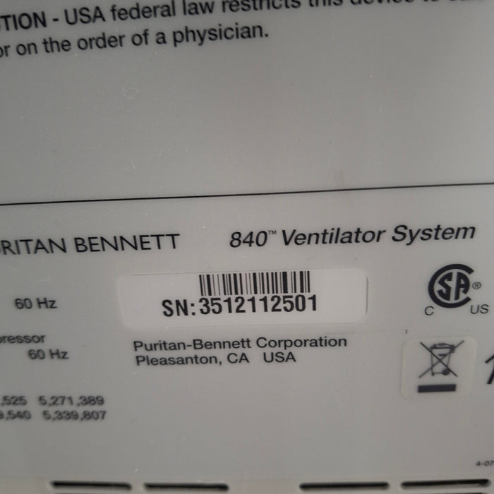 Puritan Bennett Puritan Bennett 840 Ventilator Respiratory reLink Medical