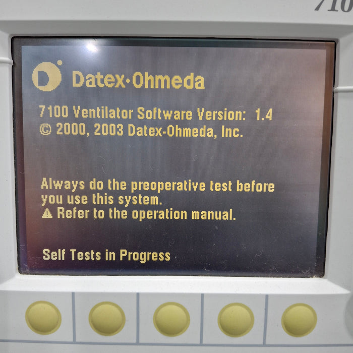 Datex-Ohmeda S/5 Aespire w/7100 Vent Anesthesia Machine