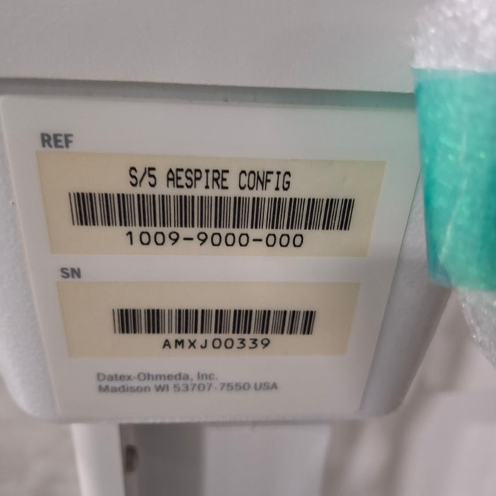 Datex-Ohmeda S/5 Aespire w/7100 Vent Anesthesia Machine