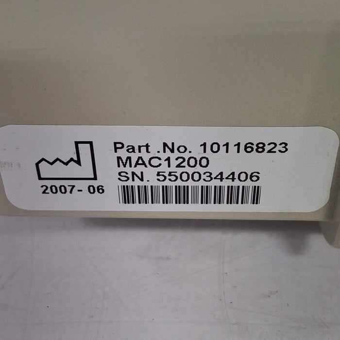 GE Healthcare MAC 1200 ECG