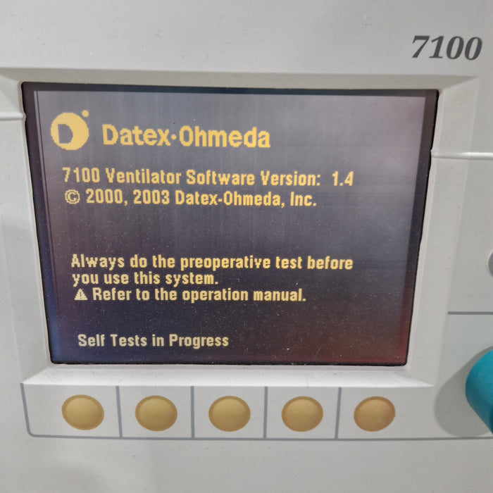 Datex-Ohmeda S/5 Aespire w/7100 Vent Anesthesia Machine